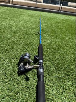 Daiwa Strikeforce 2000-B with a Varmac 6’ Sea Flex 1 pc