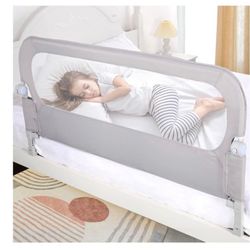Baby Bed Rail Guard for Toddlers - 78" Toddler Bed Rails for Twin, Full, Queen, King Bunk Size Bed Swing Down Bedrail Extral Tall Child (DD11)