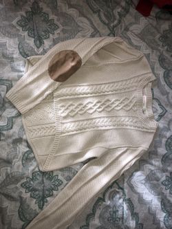 Knit crop sweater