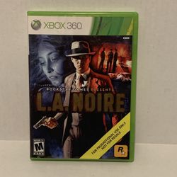 L.A. Noire Microsoft Xbox 360 Not For Resale Rare No Game Add On