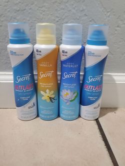 Secret deodorant $22