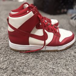 Red High top Nikes