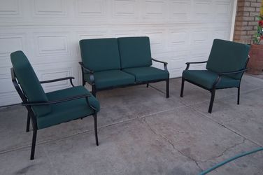Patio Set With Sunbrella Cushions
