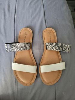 Snake Pattern Sandals