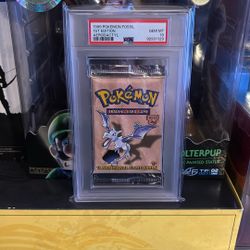 Pokémon 1st Edition Fossil Booster Pack PSA 10