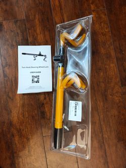 brand new steering wheel lock (never opened)