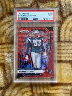 2024 PANINI PRIZM #202 RICHARD SEYMOUR RED WAVE