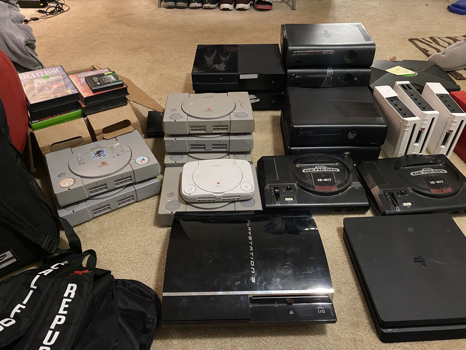 Lot Of Consoles