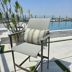 4 Brown Jordan Barstool Chairs 