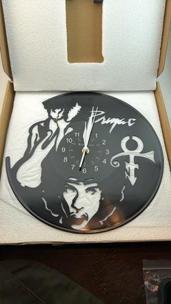 Prince Vinyl Record Wall Clock