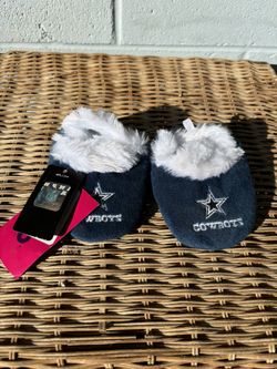 Dallas Cowboys Baby House Slippers
