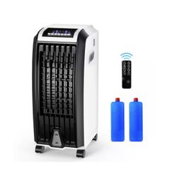 5000 BTU Evaporative Portable Cooler Fan Not Portable Air Conditioner with Remote Control in Multi-Colored