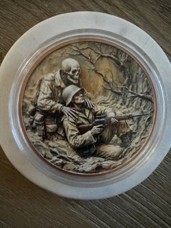 Brand New 5 oz Copper Round - Warmonger Design, in Coin Capsule