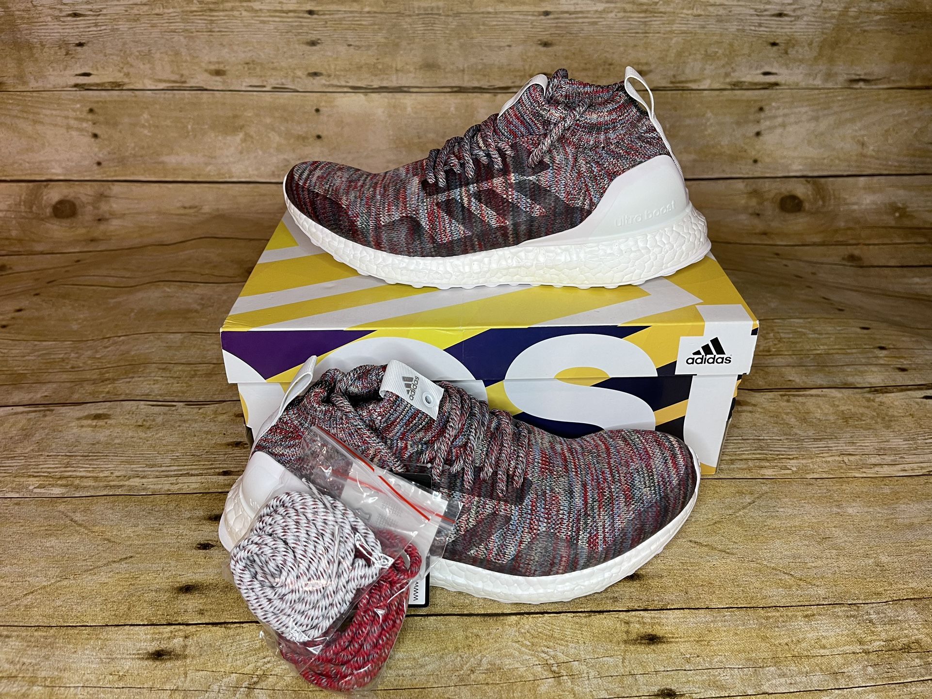 Adidas Kith x UltraBoost Mid Aspen Mens Sz 7 Multicolor Shoe BY2592 New w/  Box Gift