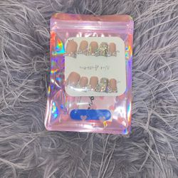 💎 Diamond Drip Bling Press-On Nails – Short Length 🔥