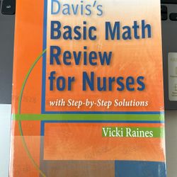 Davis’s Basics Math Book For Nurses 