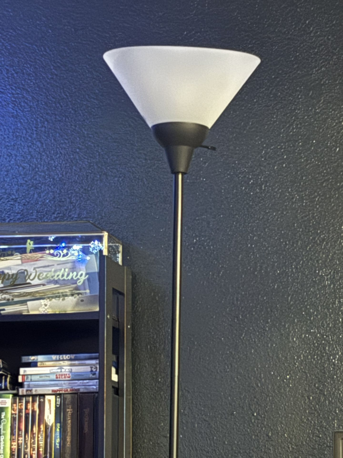 White And Black Floor Halogen Lamps