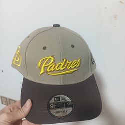 Padres Snapback Hat 9Fifty New Era Baseball Adjustable Hat