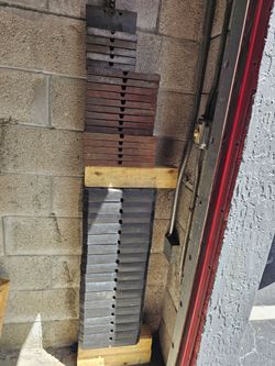17 Black weight plates stacks. 10 Pounds each aprox. Delivery for extra. Homestead 33033