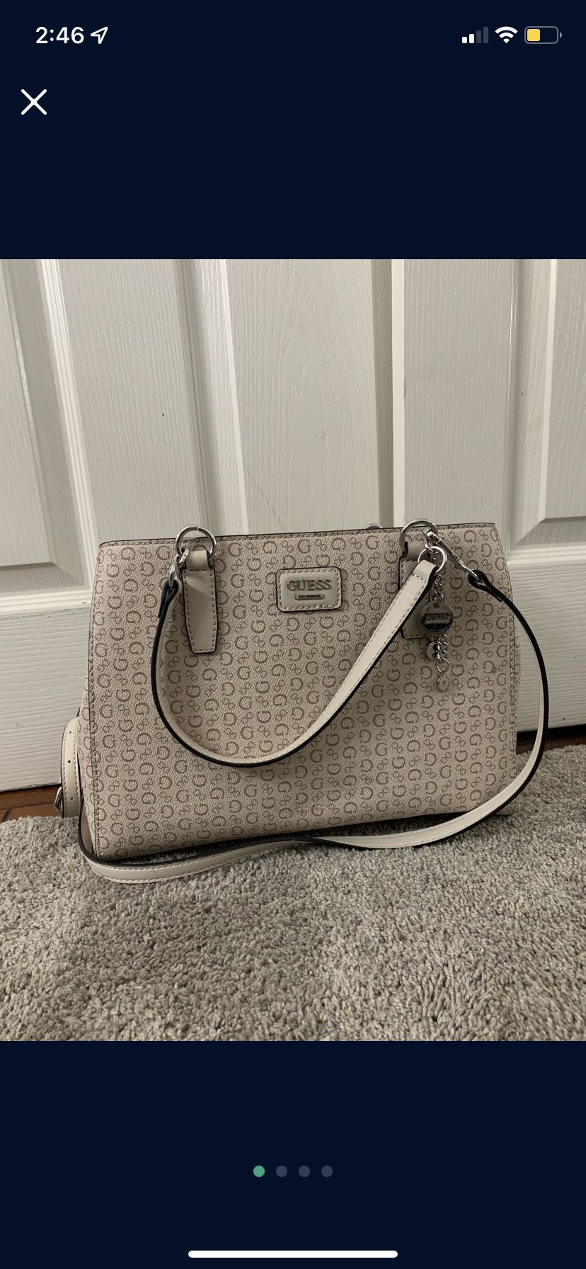 Authentic Guess Bag With Keychain