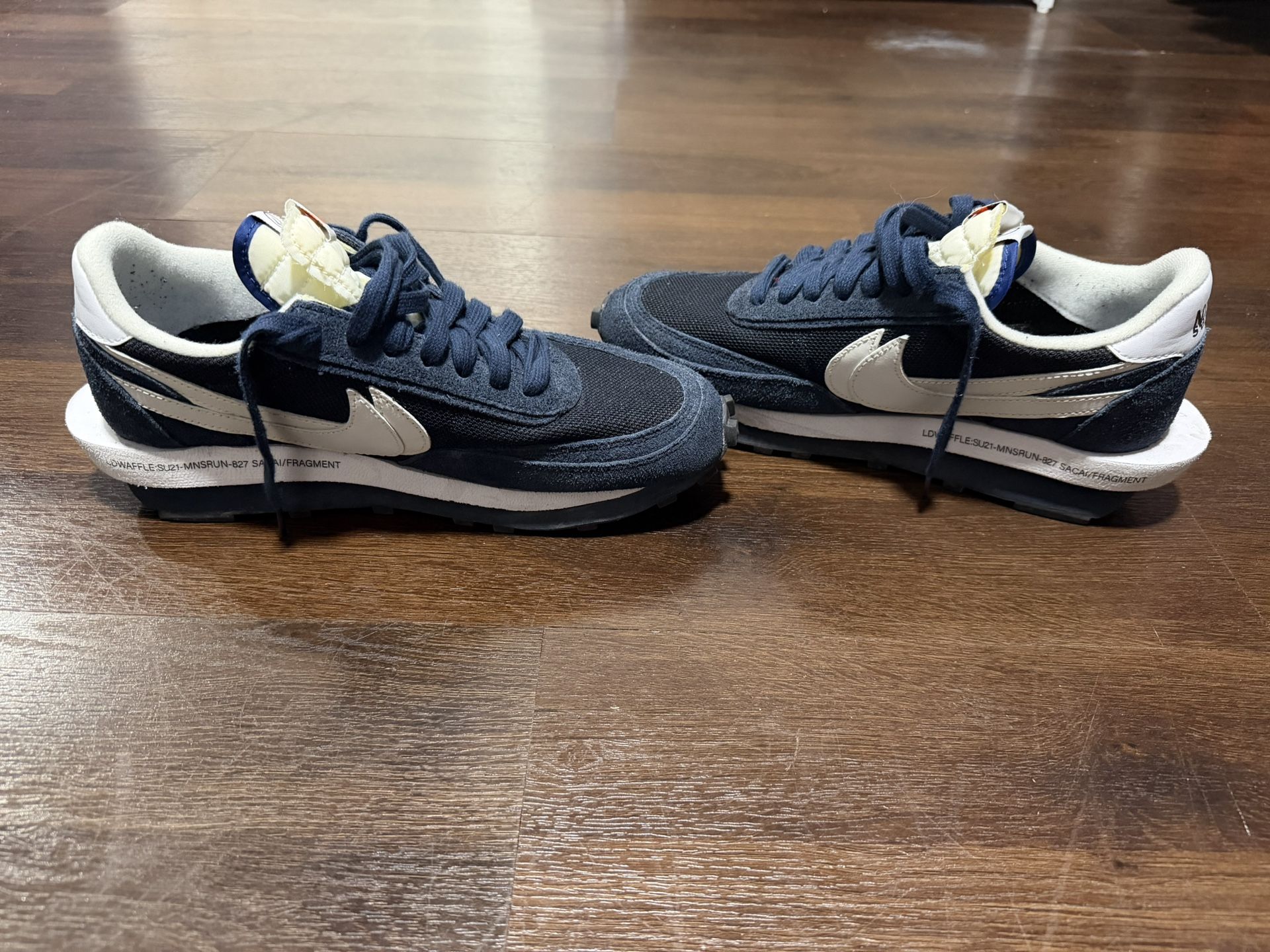 Nike LDWaffle x sacai x Fragment – “Navy” (often called Navy/White Fragment Sacai)