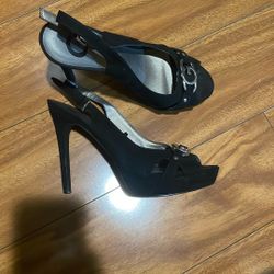 Black Guess Heels