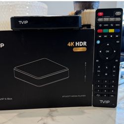 TVIP S-Box 4K HDR - Ultra HD Medial Player Box -  Device $50