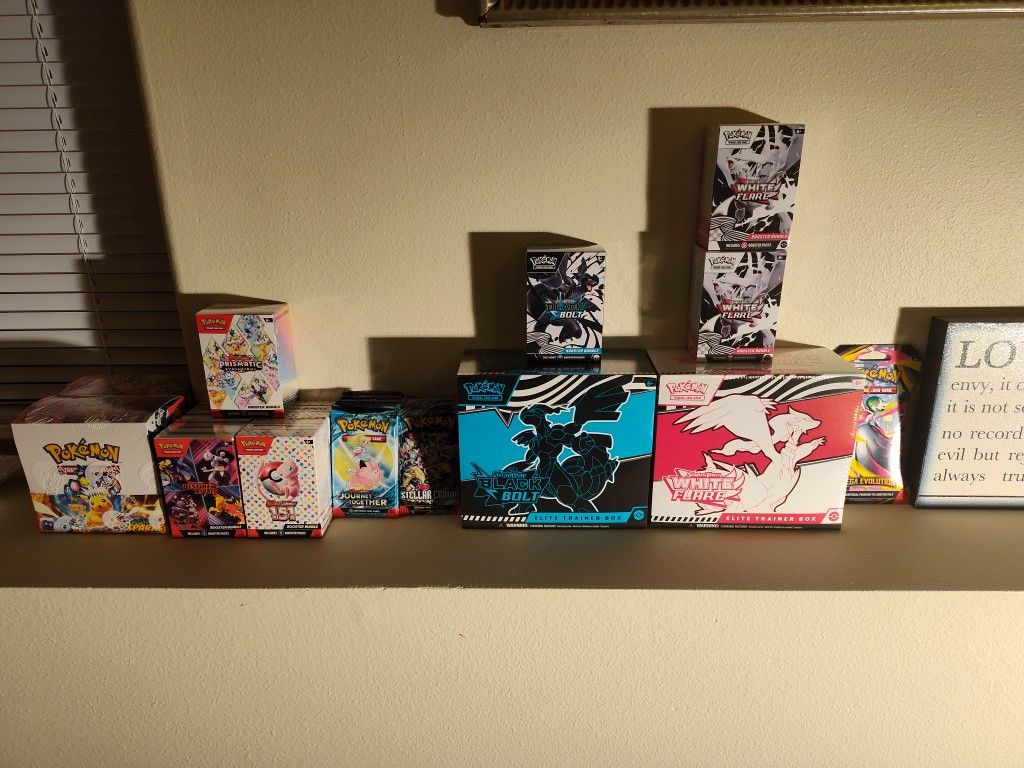 Sealed Pokémon TCG boxes, bundles & packs — SV series + more