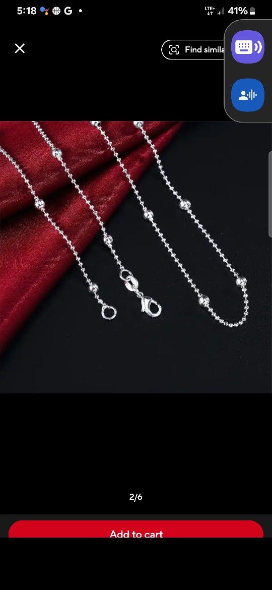 925 Charming Sweater Bead Chain