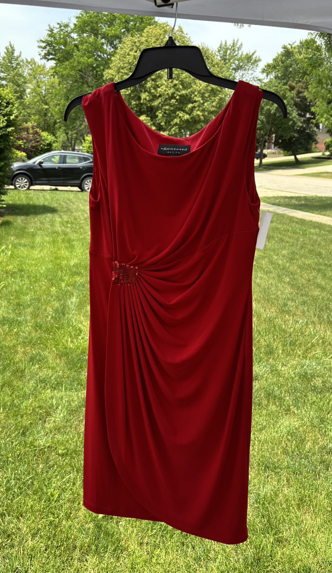 Red Dress Size 10p New With Tag