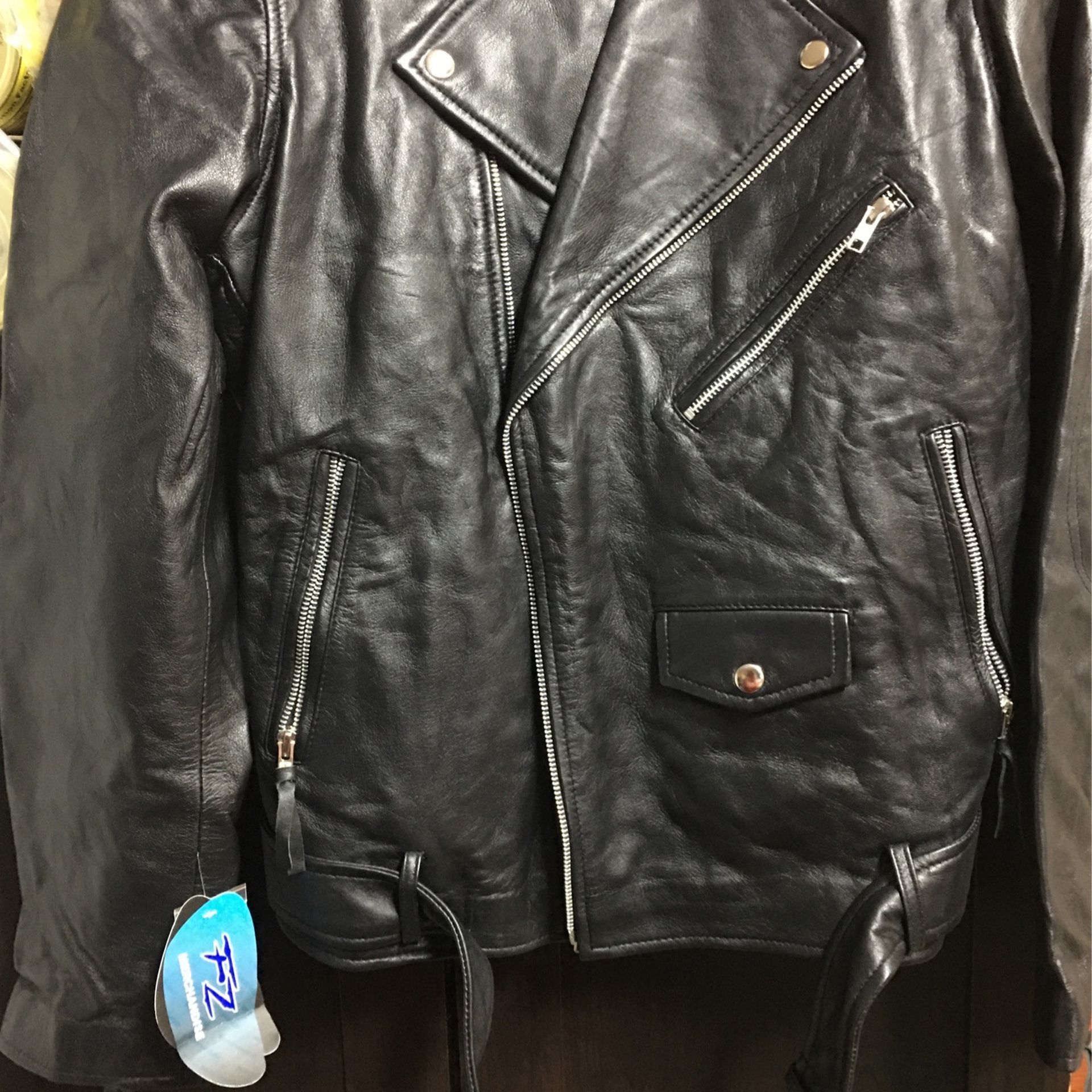 Lather Jacket Brand New With Tag $65 Original Price $200