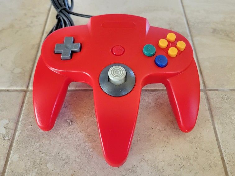 N64 Controller - Red - Nintendo 64 Joystick 