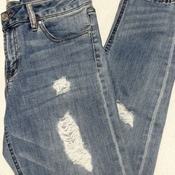 Charlotte Russe Refuge Straight Leg Stretch Jeans Size 8 - Excellent Preloved Condition