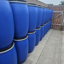 35 Gallons Drums Open Lid 