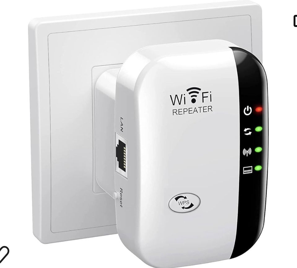 WiFi Extender Signal Booster Up to 5000sq.ft and 50 Devices,