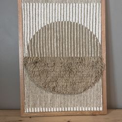 World Market Wall Decoration Frame Embroidery Boho 