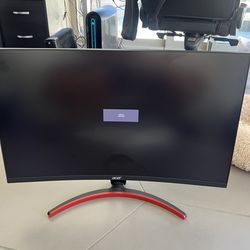 Acer 27” Curved QHD Gaming Monitor ED273UR 144Hz Excellent Condition
