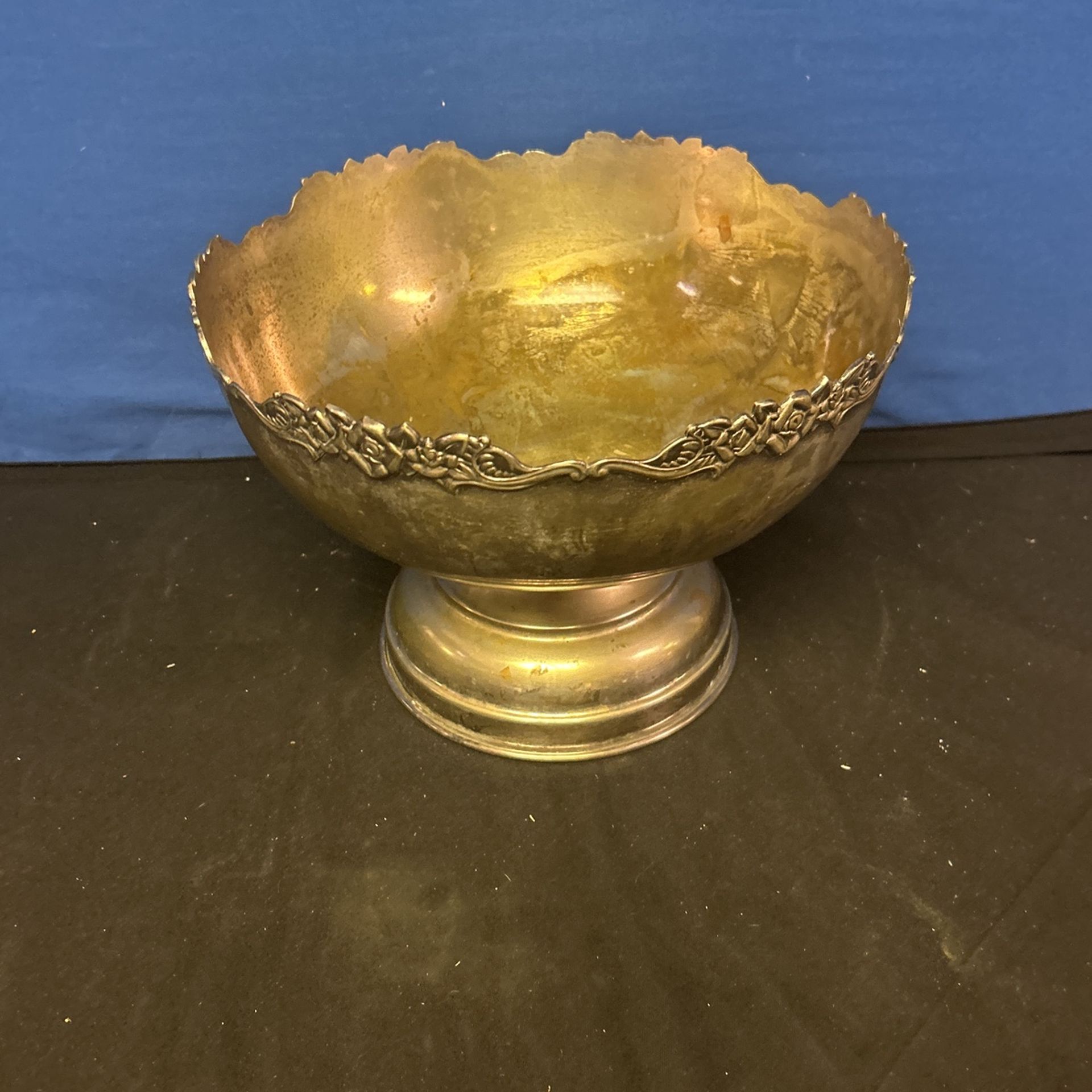 Electroplated Nickel & Silver Bowl