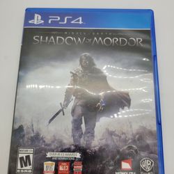 Middle Earth Shadow Of Mordor PS4 Playstation 4 WB Games Monolith