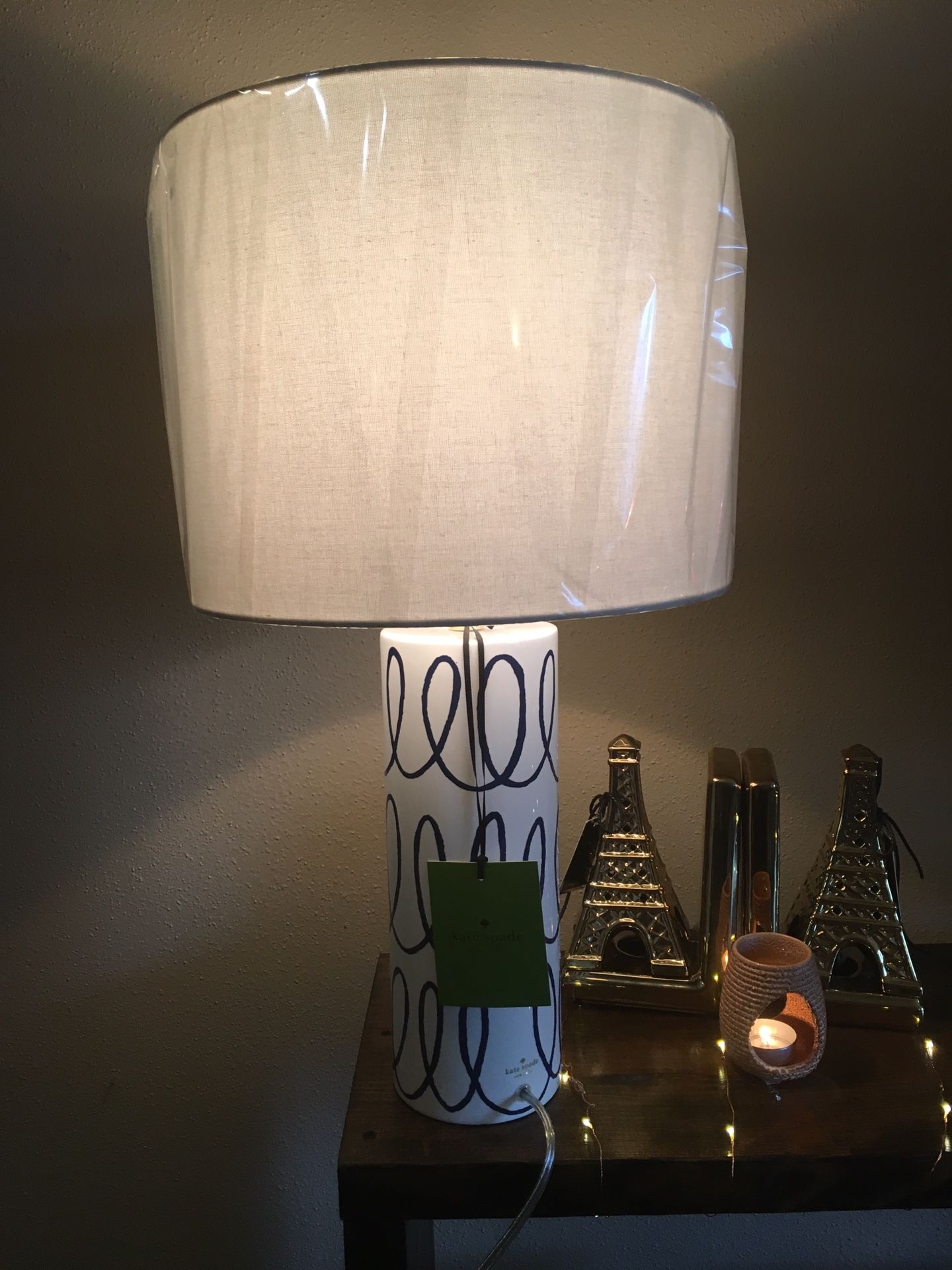 Kate Spade New York Charlotte Blue Lamp for Sale in Dunwoody, GA - OfferUp