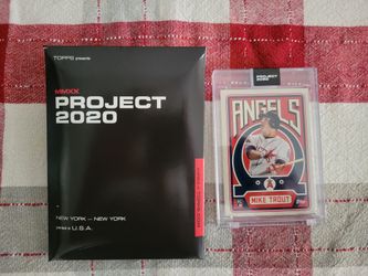 Mike Trout Topps MMXX Project card