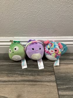 3 Pack Squishmallow Keychain