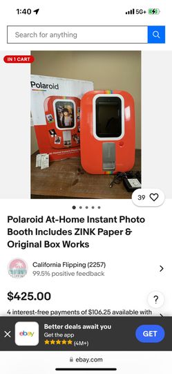 Polaroid Photo Booth