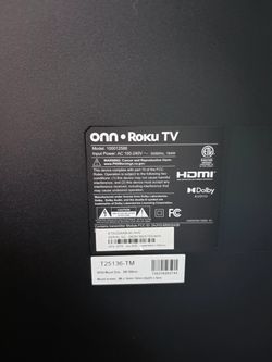 ONN Roku TV Model 100012588