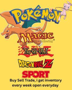 Pokemon Mtg Yugioh Dbz And More