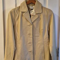 Leather Jacket * New With Tags * Ladies Sz Petite/Small
