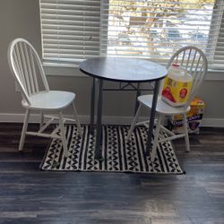Dining Table With Two Chairs