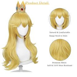 Princess Peach Wig
