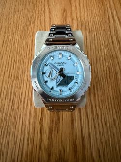 G-Shock GM-B2100S Silver/Light Blue