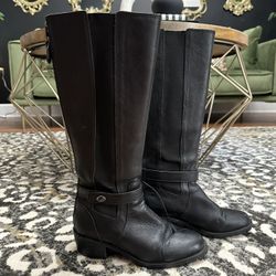 Coach Black “Pencey” Leather Boots❤️ 